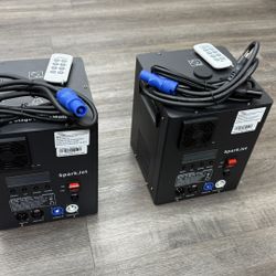 Cold Spark Machine Pair DJs Stages New