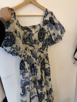 Long Floral Summer Dress 