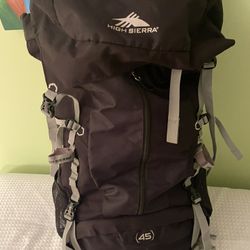 High Sierra Summit 45 Hiking-Camping Backpack 