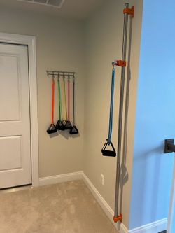 Theraslide with multiple resistance cords & hands