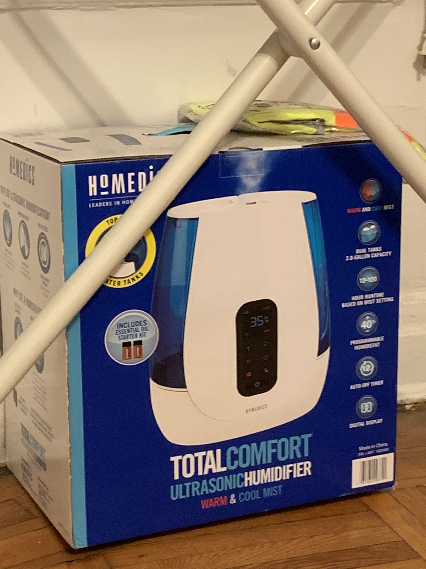 Total comfort ultrasonic humidifier