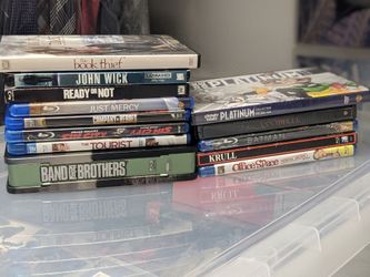 New and used DVD Movies Blu-ray 4K lot