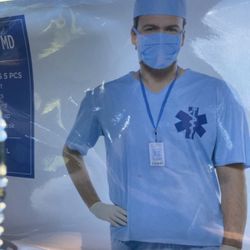 Medical Doctor adult costume MD Men's Adult Halloween Costume Jumpsuit Size: fashion style XXL 48/52
