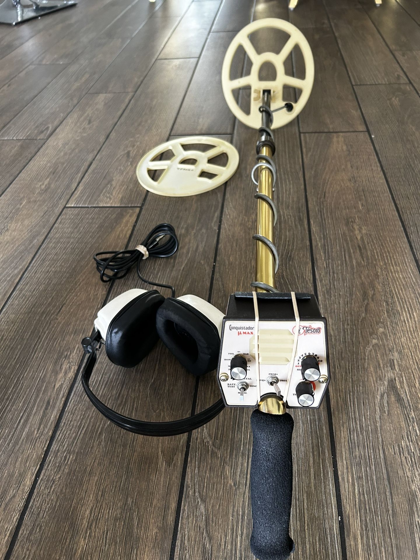 Metal detector Tesoro Conquistador Umax VLF metal detecting come
