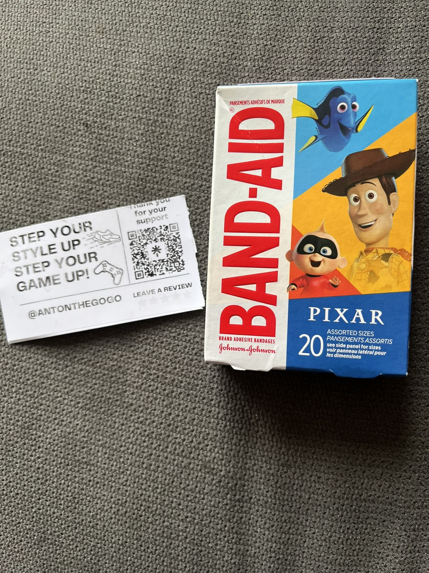 4 Band Aid Brand Adhesive Bandages,johnson Johnson 20 Ct...