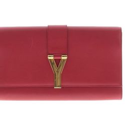 Saint Laurent Leather y ligne clutch DRESS