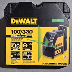 DeWalt Green Laser Self-Leveling Cross Line 