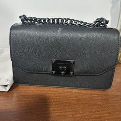 Used Black Leather Bag