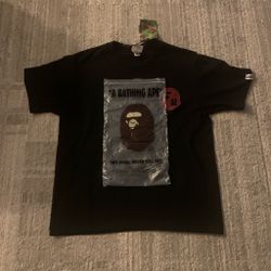 BAPE Year Of Dragon Ape Face Tee Black