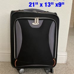 Carry on luggage    (21" x 13" x9")   -   $30