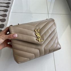 Authentic Saint Laurent Loulou Quilted Leather Shoulder Bag