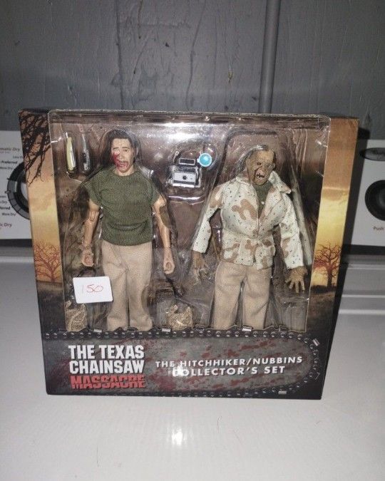 Texas Chainsaw Massacre 2 Pack Nubbins Hitchhiker Neca Retro Cloth Halloween Horror Action Figure