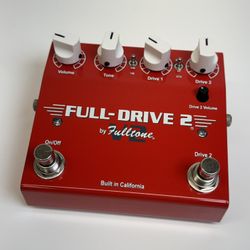 Fulltone Full-Drive 2 V2 Overdrive With Boost Guitar Pedal (New Without Box)
