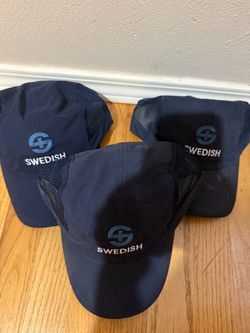 Swedish Health Logo Baseball Caps – Lot of 3