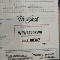 WhirLpool washing machine