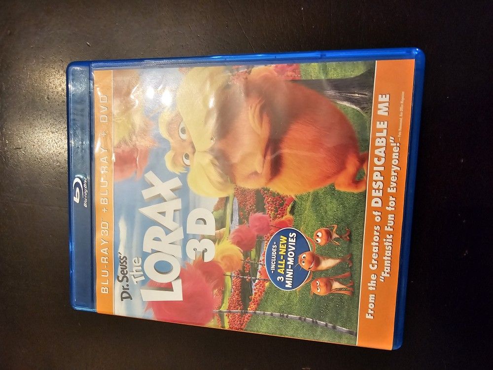 The Lorax. 3-D Bluray.