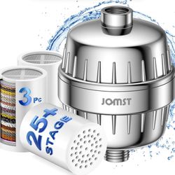 🌼 SHOWER FILTER PACKAGE - ANTI CHLORINE SPECIALTY ! - 25+ Stage - 3 Cores - Boosting Output - Remove 99.99% Impurities AND 97.45% Chlorine - Improvin