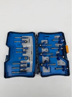 Bosch 15-Piece Carbide-Tipped Wood Router Bit Set