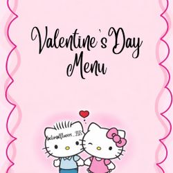 Valentine’s Day Menu ❤️