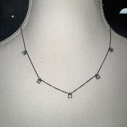 Vintage Sterling Silver Necklace 