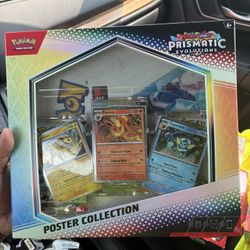 Pokemon TCG Scarlet & Violet Prismatic Evolutions Poster Collection Sealed 
