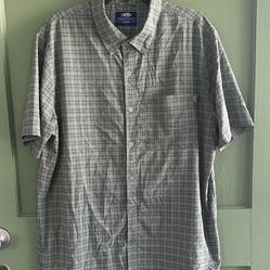 Men Aftco large Dorsal SS Button Down Shirt