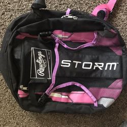 rawlings storm youth baseball backpack