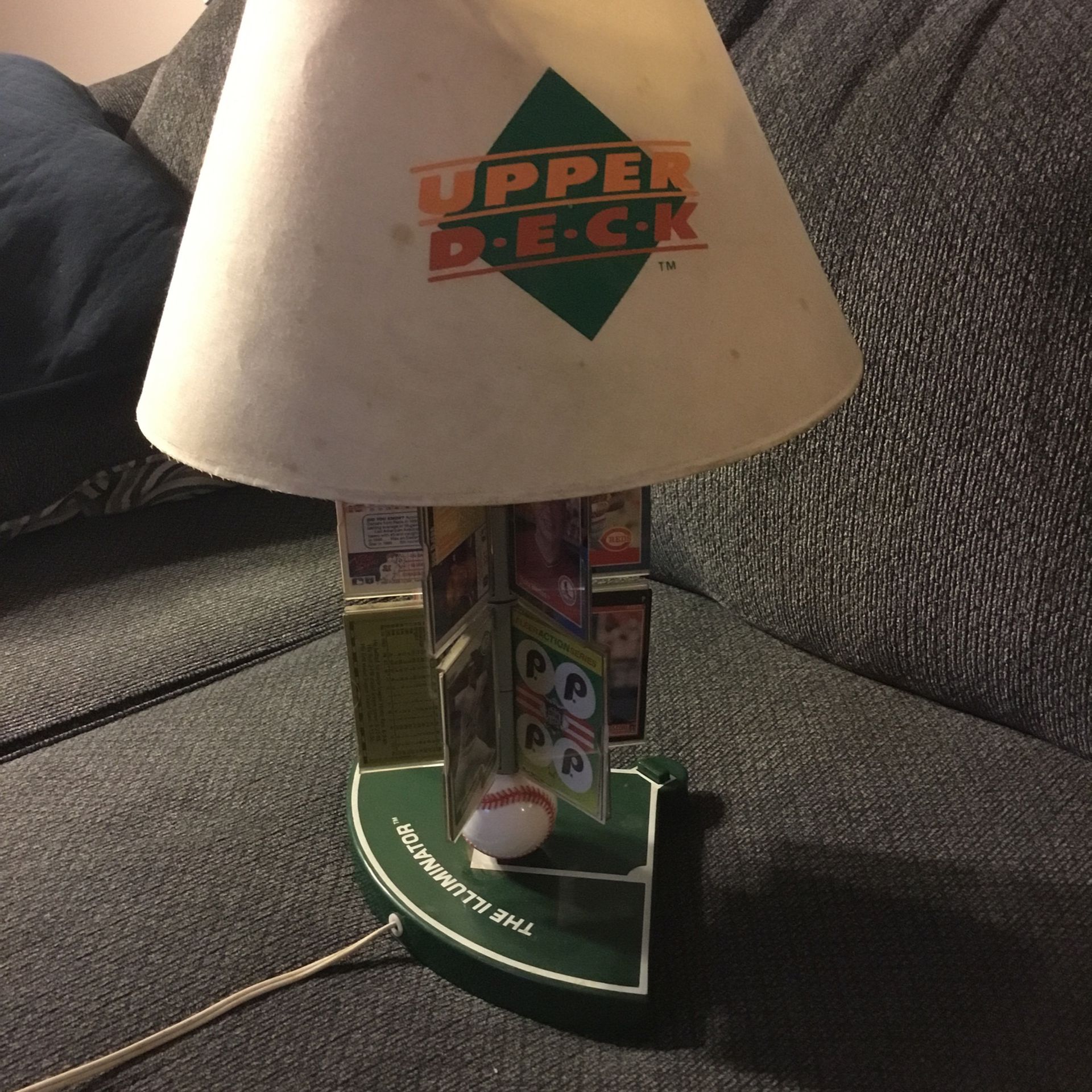 Upper Deck Baseball Lamp 