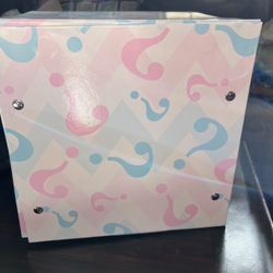 Sex reveal balloon box, used ones for a baby shower, in like new condition