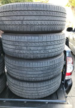 I have four tires in great condition 235 6518