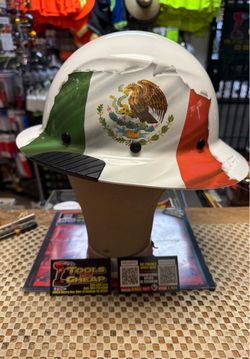 LIFT MEXICAN FLAG FULL BRIM SAFETY HARD HAT