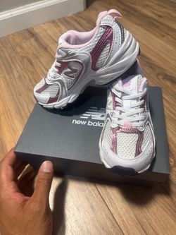 New Balance Kids Sneakers White Pink