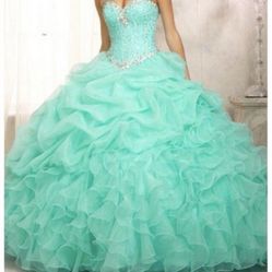 Turquoise Quinceanera Dress