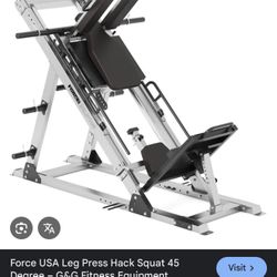 Force USA leg press/hack squat machine