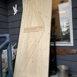 Brand New Barn Door 32” X 84” 