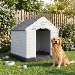 Outdoor Plastic Dog House Large 42 “