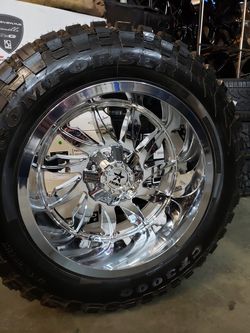 22x12 RBP wheels chrome with 35s or 37s