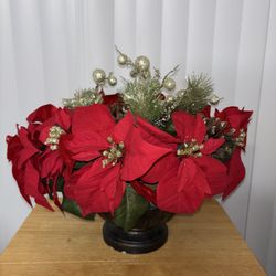 Poinsettia Flower Christmas Decor
