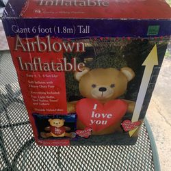 6ft Inflatable Teddy for Valentine's Tested