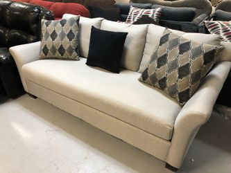 Brand new sofa with matching loveseat