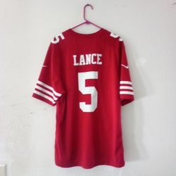 Beautiful 49 Ers Lance Football Jersey. New Xl