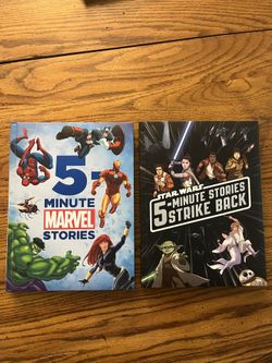 Kids Books, Disney, Star Wars & Marvel 5 Minute Books 