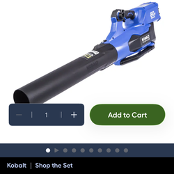 Kolbalt blower and edger