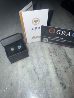 Highest quality moissanite  Earrings