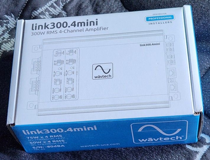 WAVTECH Link300.4mini 4 Channel Amplifier