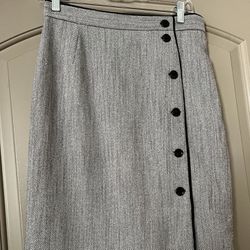 Knee Length Bodycon Business Pencil Skirt - Size 6 