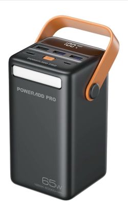 Power Bank 50000mAh PD 65W USB C Portable Charger with LED Display Fast Charging Compatible with Laptop MacBook iPhone Samsung for Outdoors Camping Tr