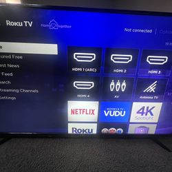 55” Roku TCL 4K TV