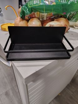 Black Magnet Fridge Shelf