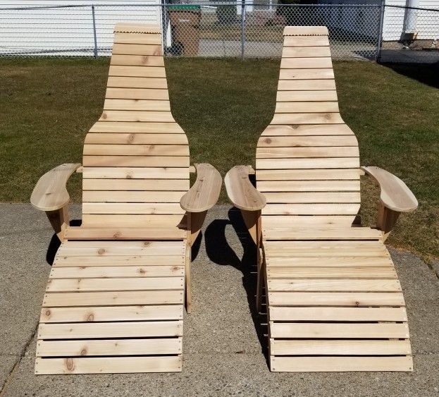 Beer Bottle Adirondack Chairs